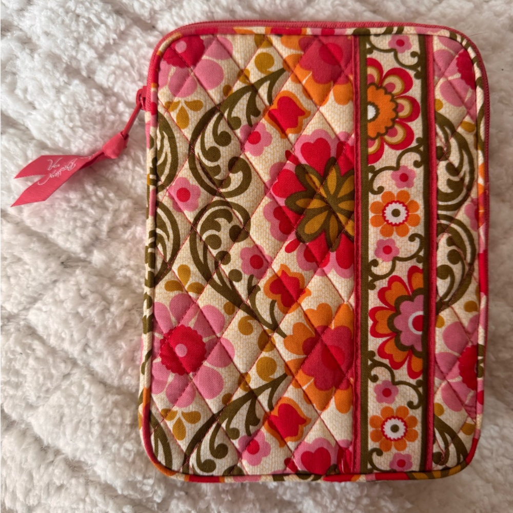 Vera Bradley Kindle Ipad Mini Case Sleeve 6x9 Paisley Travel Wallet